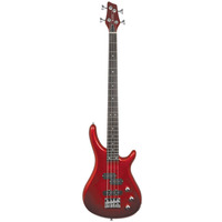 Electric Bass Guitar 4 String Metallic Red