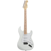 Electric Guitar with Maple Fingerboard Arctic White