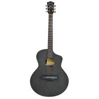 Grand Auditorium Electro-Acoustic Guitar - Black Quilted Maple