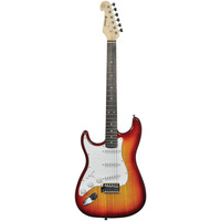 Left Handed Electric Guitar Cherryburst