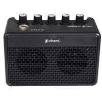 Mini Guitar Amplifier with 2 x 2.5" Speakers with USB Rechargeable Battery