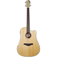 Sevinia Electro-Acoustic Guitar with Solid Spruce Top - Western Style